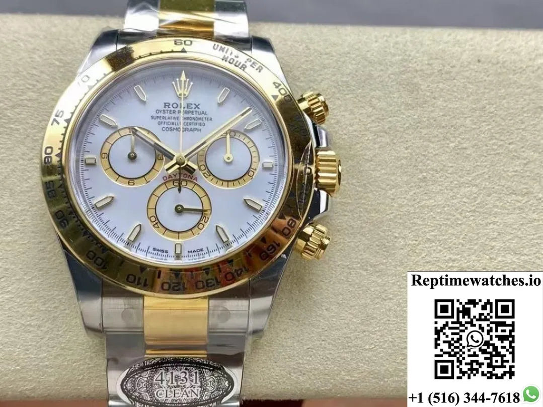 Rolex Cosmograph Daytona M126503-0001 Clean Factory Gold Strap-Rep Time Watches