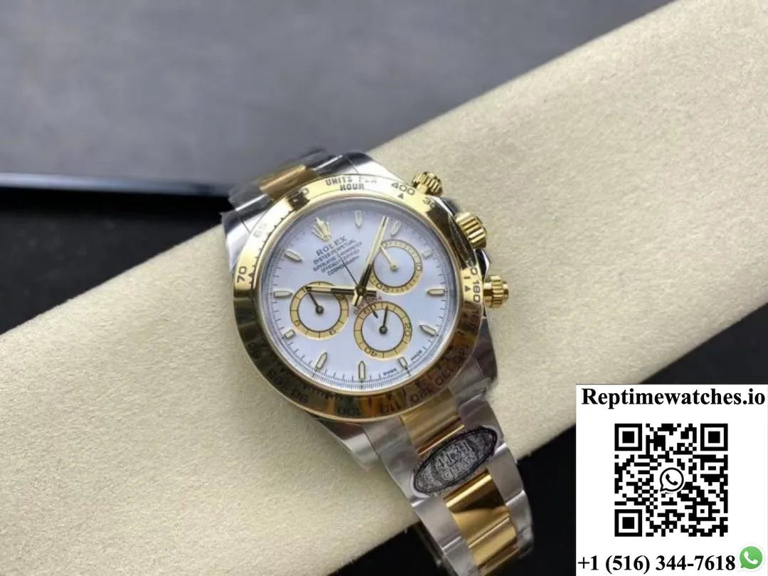 Rolex Cosmograph Daytona M126503-0001 Clean Factory Gold Strap-Rep Time Watches