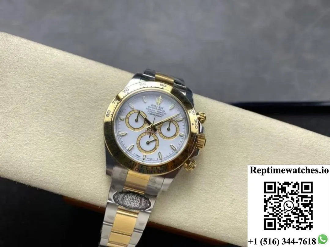 Rolex Cosmograph Daytona M126503-0001 Clean Factory Gold Strap-Rep Time Watches