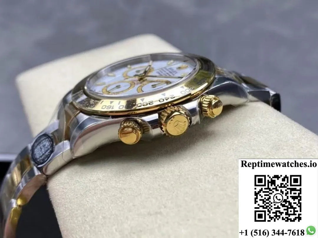 Rolex Cosmograph Daytona M126503-0001 Clean Factory Gold Strap-Rep Time Watches