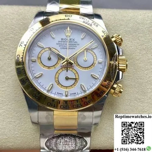 Rolex Cosmograph Daytona M126503-0001 Clean Factory Gold Strap-Rep Time Watches