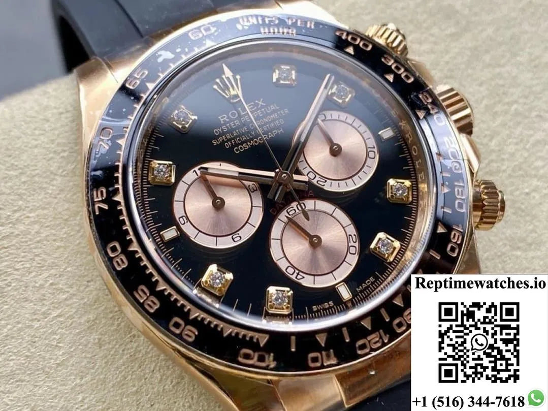 Rolex Cosmograph Daytona M126515Ln-0004 Clean Factory Rose Gold Case-Rep Time Watches