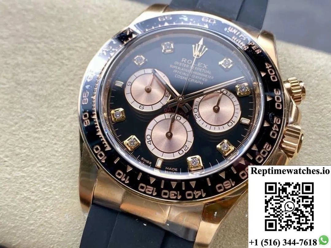 Rolex Cosmograph Daytona M126515Ln-0004 Clean Factory Rose Gold Case-Rep Time Watches