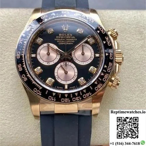 Rolex Cosmograph Daytona M126515Ln-0004 Clean Factory Rose Gold Case-Rep Time Watches