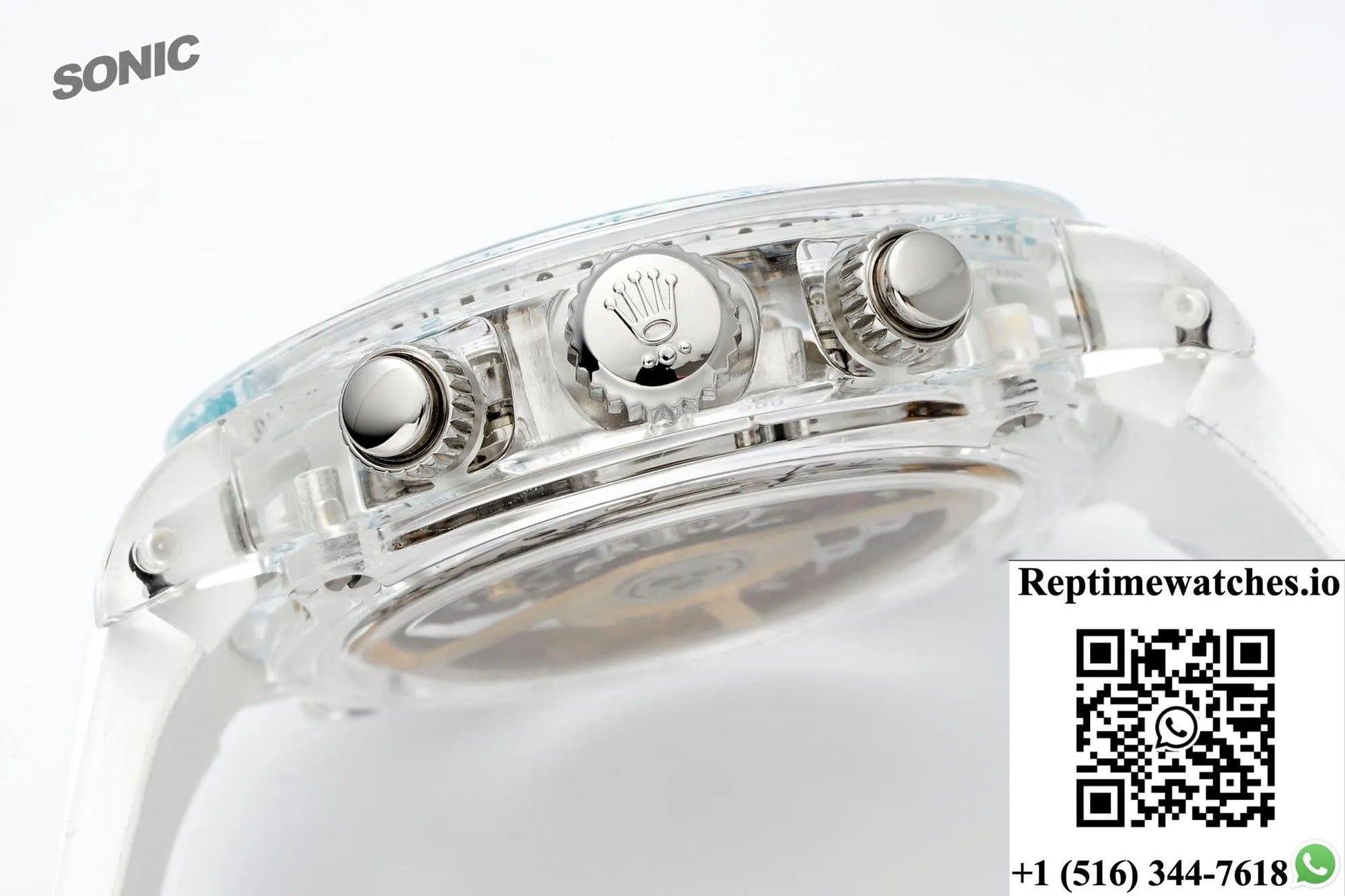 Rolex Cosmograph Daytona Sonic Factory Crystal Case-Rep Time Watches