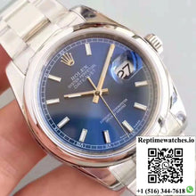 Rolex Datejust 116200 36MM AR Factory Blue Dial - Watches