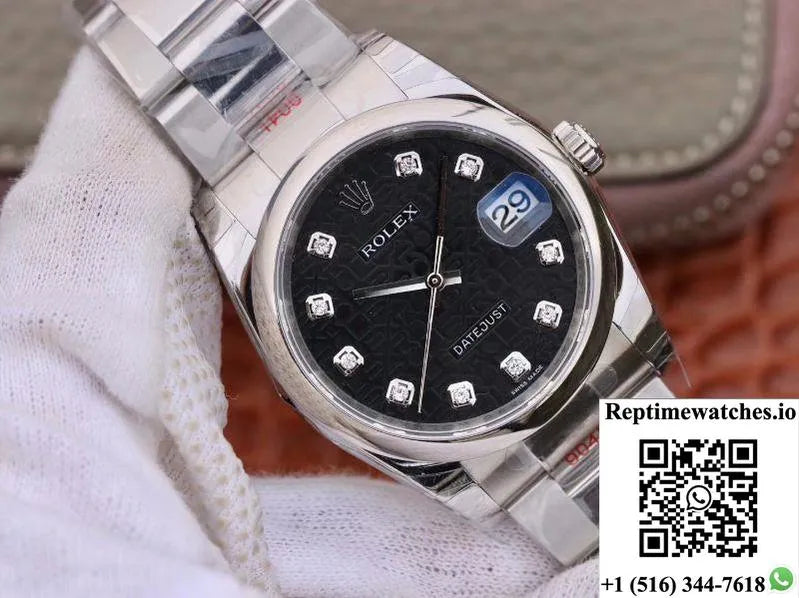 Rolex Datejust 116200 36Mm Dj Factory Black Dial-Rep Time Watches