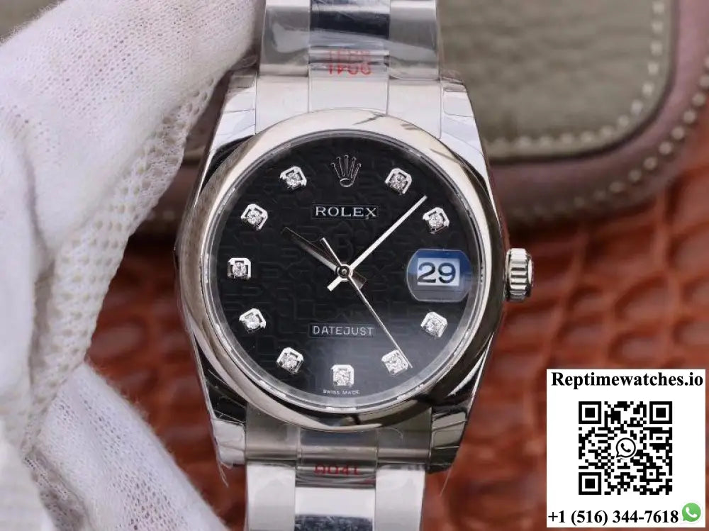 Rolex Datejust 116200 36mm DJ Factory Black Dial - Watches