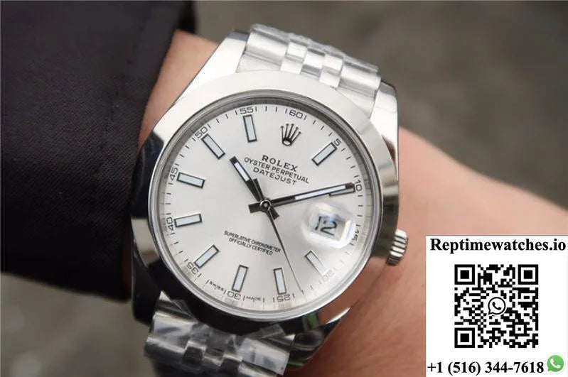 Rolex Datejust 116200 41Mm Ew Factory White Dial-Rep Time Watches
