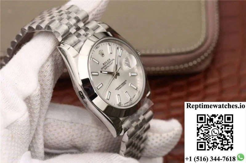 Rolex Datejust 116200 41Mm Ew Factory White Dial-Rep Time Watches