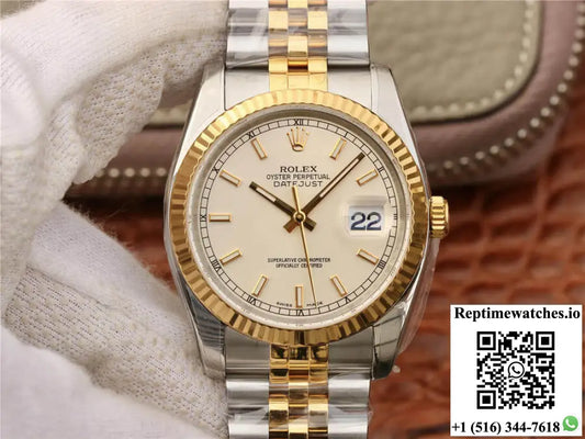 Rolex Datejust 116233 36MM AR Factory Yellow Gold - Watches