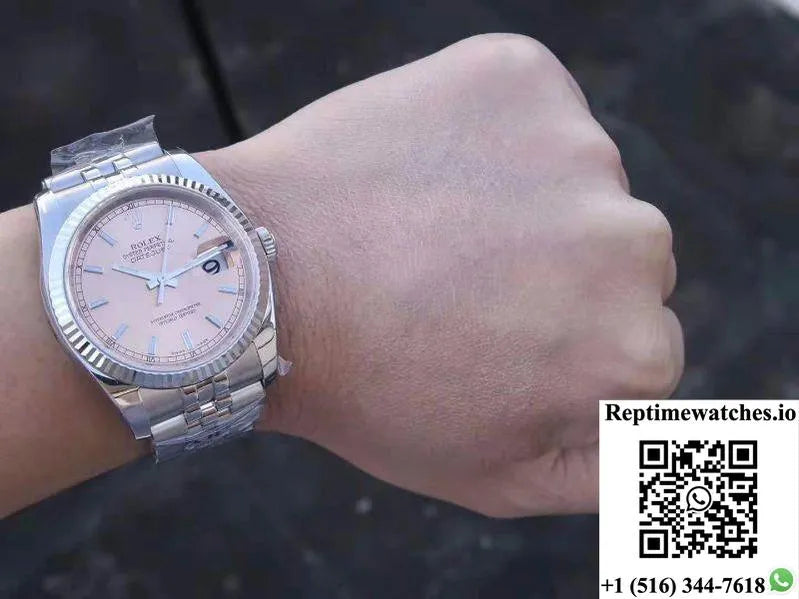 Rolex Datejust 116234-0090 36Mm Ar Factory Champagne Dial-Rep Time Watches
