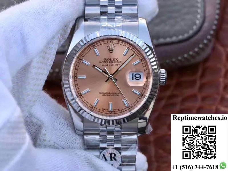 Rolex Datejust 116234-0090 36Mm Ar Factory Champagne Dial-Rep Time Watches