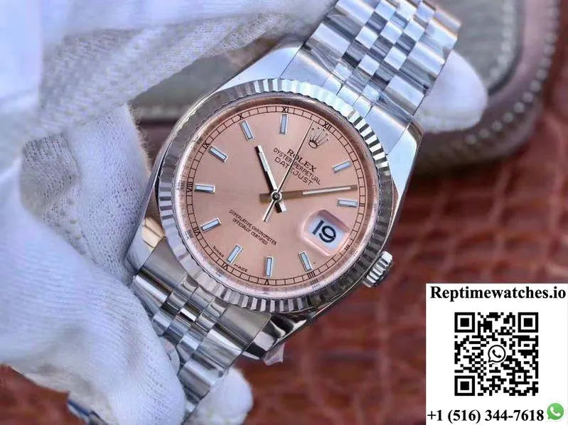 Rolex Datejust 116234-0090 36Mm Ar Factory Champagne Dial-Rep Time Watches