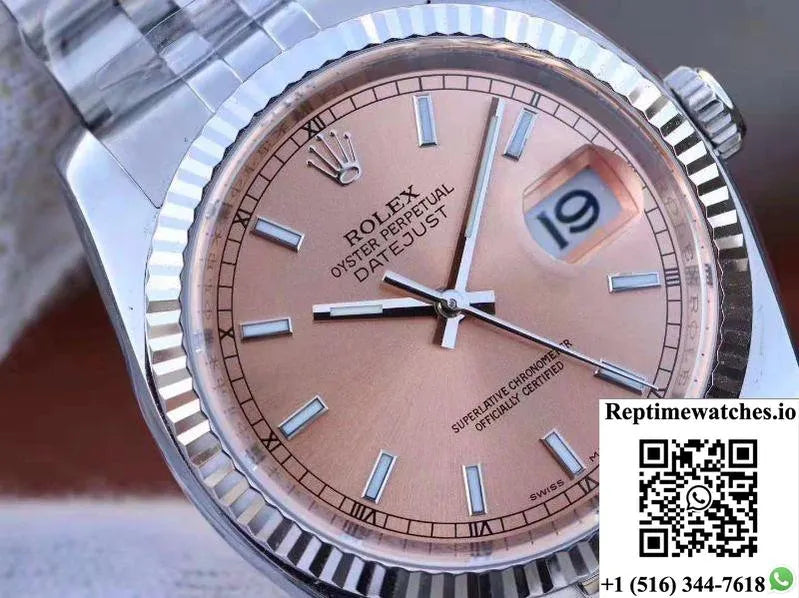 Rolex Datejust 116234-0090 36Mm Ar Factory Champagne Dial-Rep Time Watches