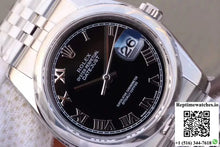 Rolex Datejust 116234 36mm AR Factory Black Dial Rome Time Scale - Watches