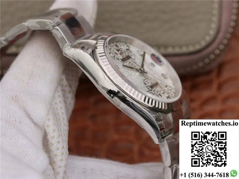 Rolex Datejust 116234 36Mm Ar Factory Diamond-Printed Dial-Rep Time Watches