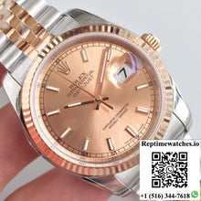 Rolex Datejust 116234 36mm AR Factory Rose Gold Dial - Watches