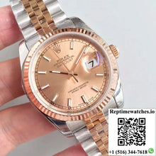 Rolex Datejust 116234 36mm AR Factory Rose Gold Dial - Watches