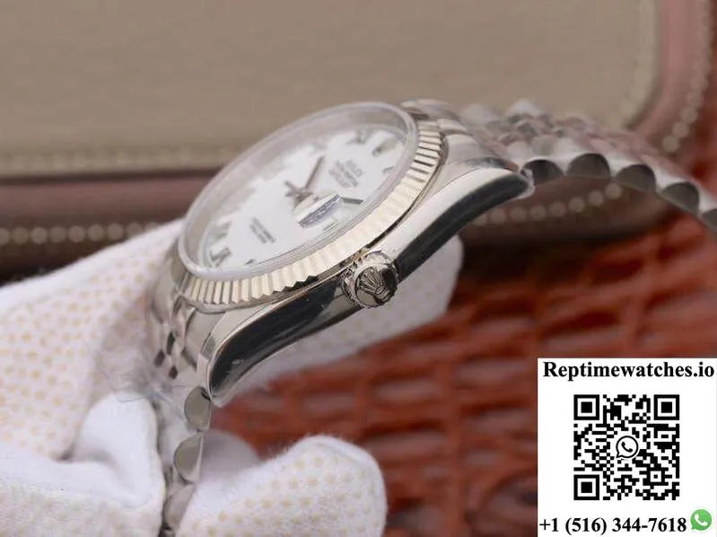 Rolex Datejust 116234 36Mm Ar Factory White Dial With Roman Time Scale-Rep Time Watches