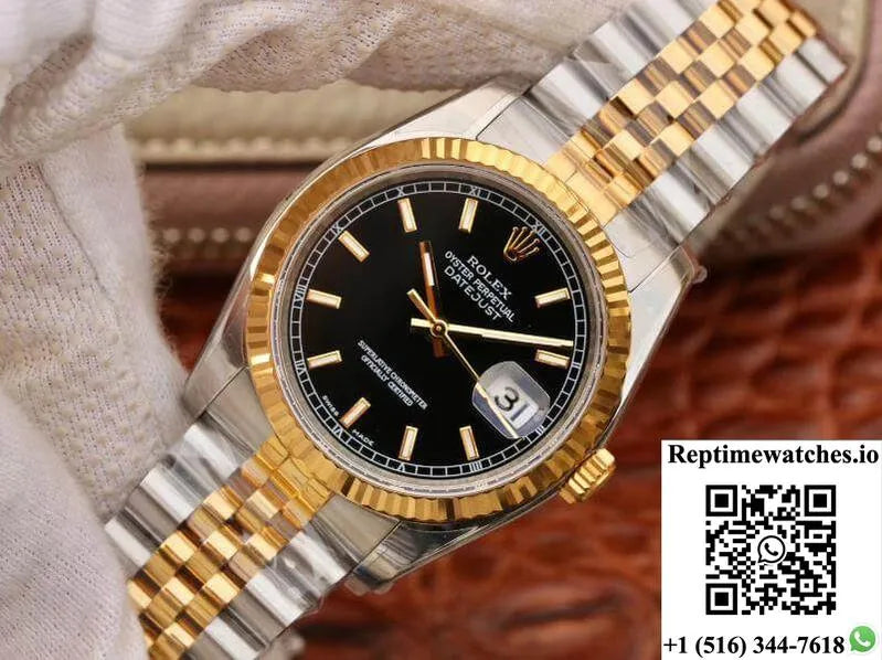 Rolex Datejust 126233 36Mm Ar Factory Black Dial-Rep Time Watches