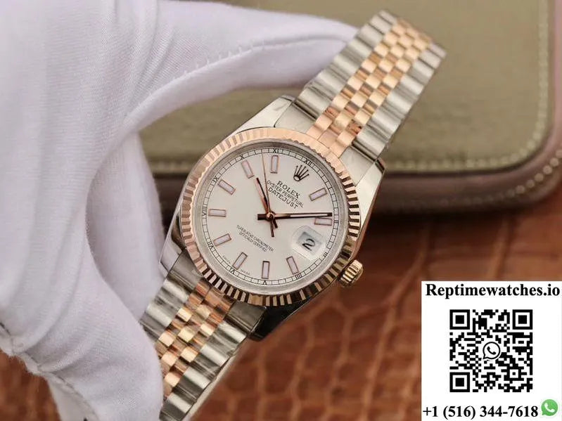 Rolex Datejust 126233 36Mm Gm Factory White Luminous Scale Dial-Rep Time Watches