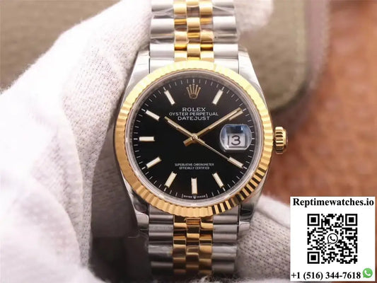 Rolex Datejust 126233 EW Factory Black Dial AI Factory