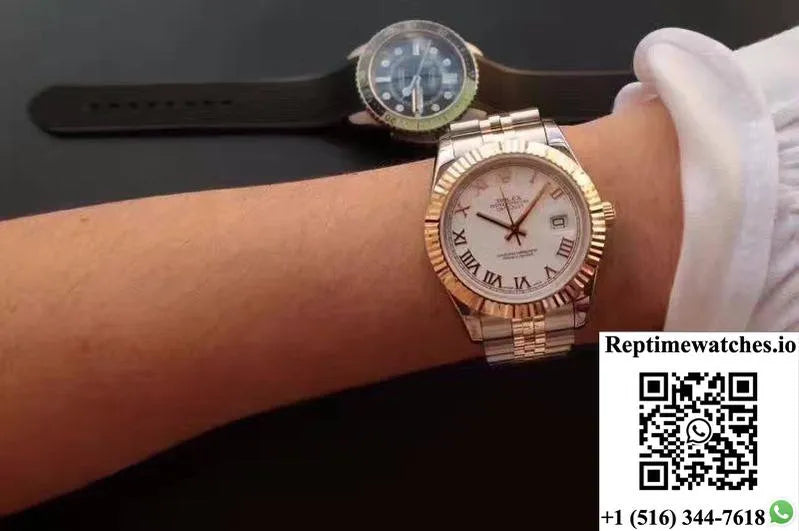 Rolex Datejust 126333-006 41Mm White Rhodium Dial-Rep Time Watches