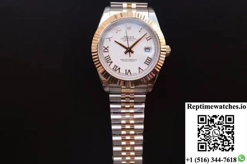 Rolex Datejust 126333-006 41Mm White Rhodium Dial-Rep Time Watches