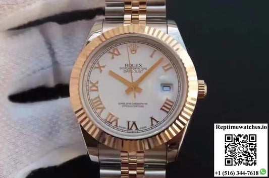 Rolex Datejust 126333-006 41mm White Rhodium Dial - Watches