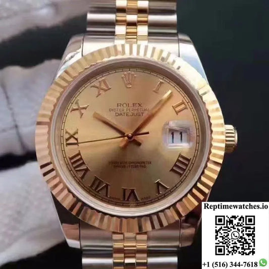 Rolex Datejust 126333-007 41Mm Gold Wrapped Dial-Rep Time Watches