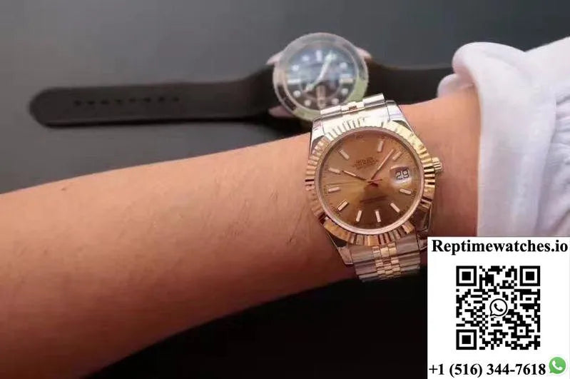 Rolex Datejust 126333 41Mm Champagne Dial-Rep Time Watches