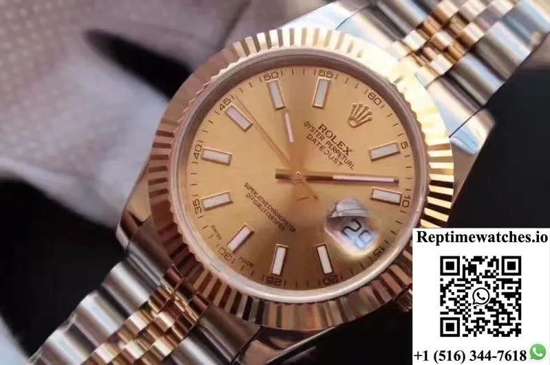 Rolex Datejust 126333 41Mm Champagne Dial-Rep Time Watches