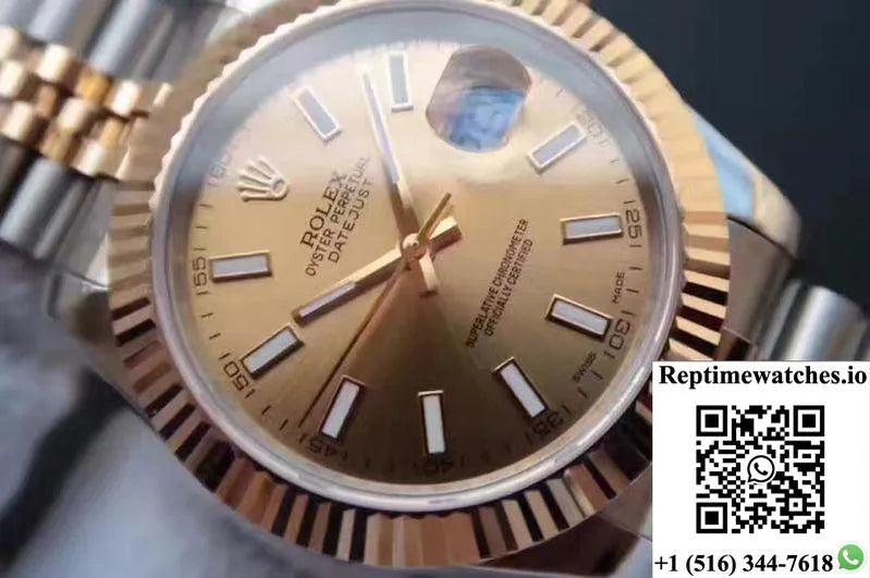 Rolex Datejust 126333 41Mm Champagne Dial-Rep Time Watches