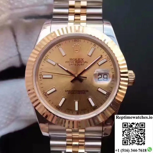 Rolex Datejust 126333 41Mm Champagne Dial-Rep Time Watches