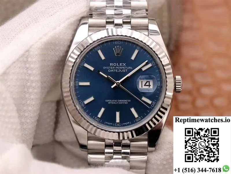 Rolex Datejust 126334 41 Ar Factory Blue Dial-Rep Time Watches