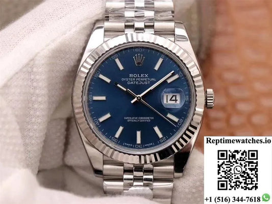 Rolex Datejust 126334 41 Ar Factory Blue Dial-Rep Time Watches