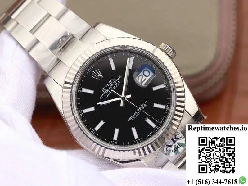 Rolex Datejust 126334 41Mm Ar Factory Black Dial-Rep Time Watches