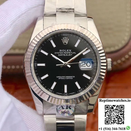 Rolex Datejust 126334 41Mm Ar Factory Black Dial-Rep Time Watches