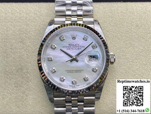 Rolex Datejust 178384-NG-63160 31MM EW Factory Fritillary Dial - Watches
