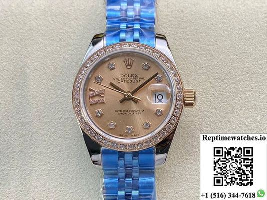 Rolex Datejust 28Mm Bp Factory Diamond Bezel-Rep Time Watches