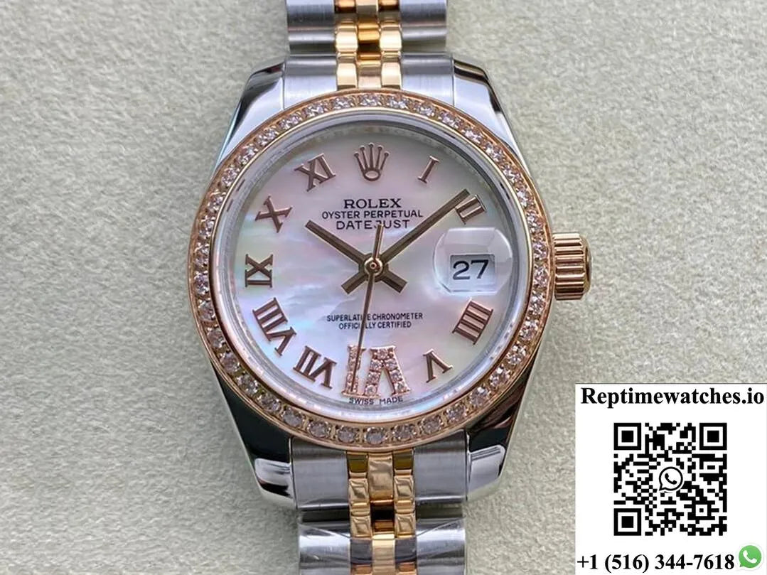 Rolex Datejust 28Mm Bp Factory Mother-Of-Pearl Diamond Dial-Rep Time Watches