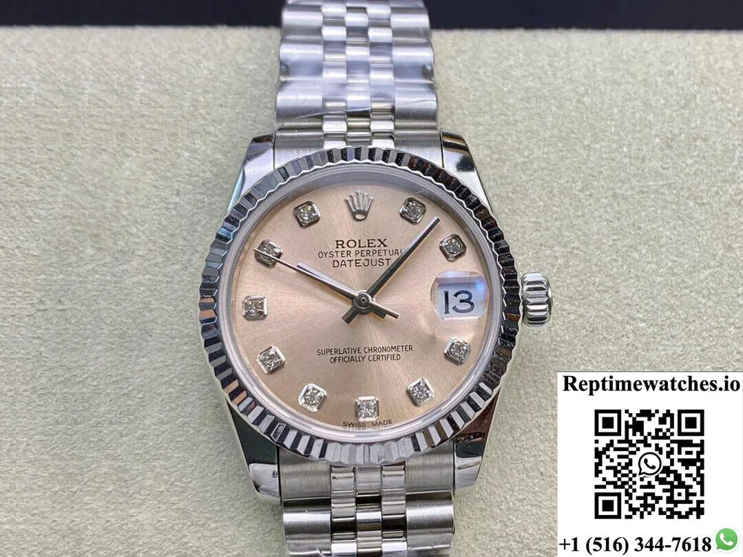 Rolex Datejust 31Mm Ew Factory Diamond-Set Dial-Rep Time Watches