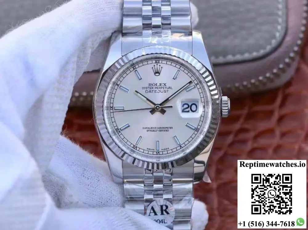 Rolex Datejust 36MM 116234 V2 AR Factory Silver Dial - Watches
