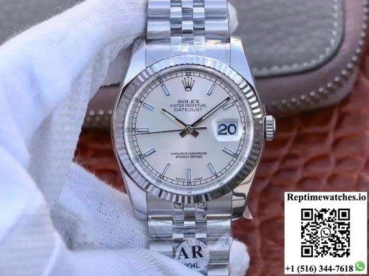 Rolex Datejust 36MM 116234 V2 AR Factory Silver Dial - Watches