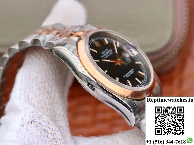 Rolex Datejust 36Mm 126201 Ar Factory Black Dial-Rep Time Watches