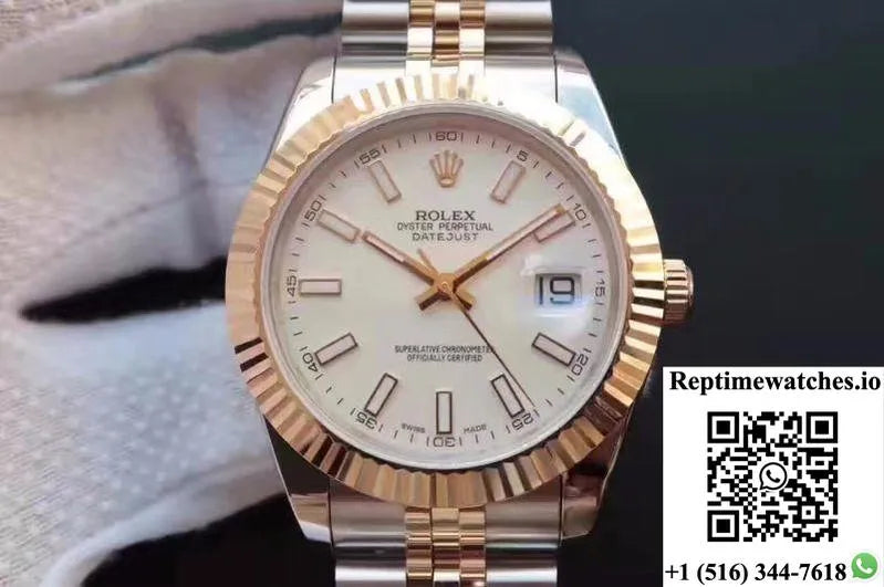 Rolex Datejust 41 126333-006 White Dial-Rep Time Watches