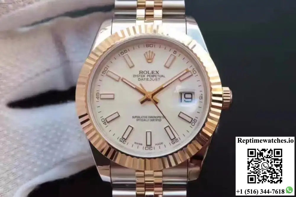 Rolex Datejust 41 126333-006 White Dial - Watches