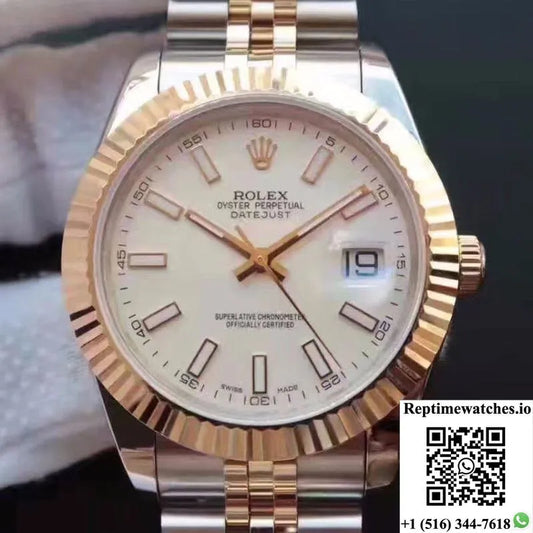 Rolex Datejust 41 126333-006 White Dial-Rep Time Watches