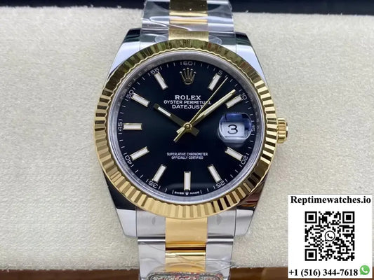 Rolex Datejust 41MM M126333-0013 Clean Factory Black Dial - Watches